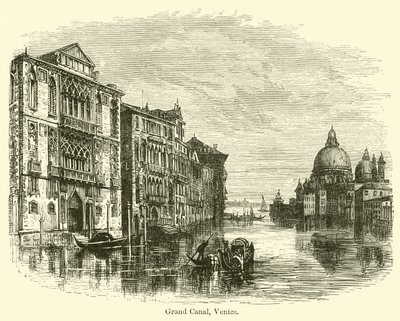 Het Grote Kanaal, Venetië door E. Jennings